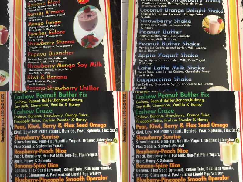 Sabrosa Deli Menu