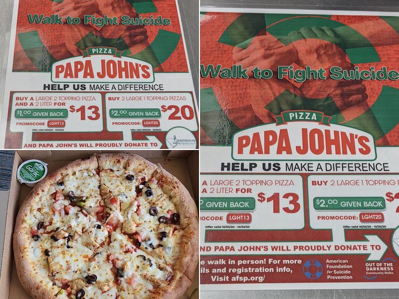 Papa Johns Pizza Menu