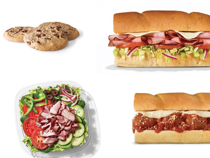 Subway Menu
