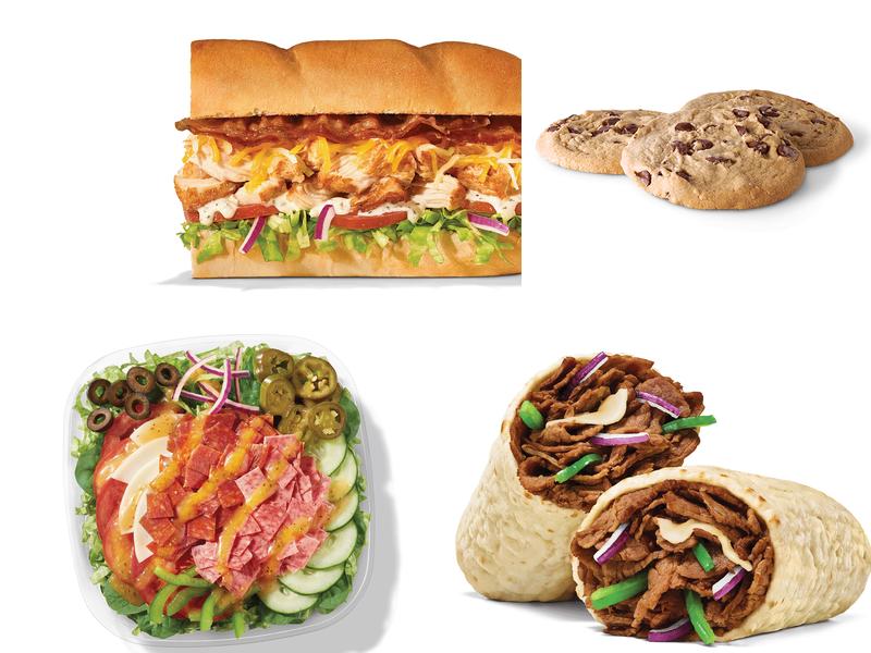Subway Menu
