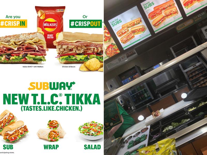 Subway Menu