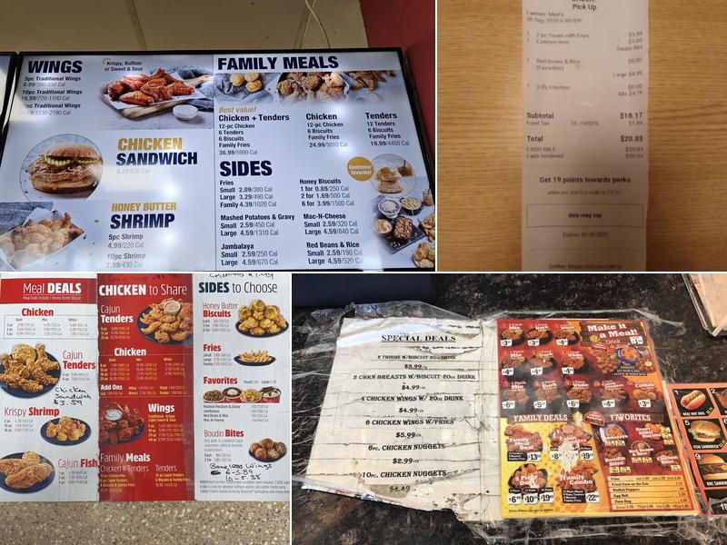 Get 2 Go Express Krispy Krunchy Chicken Menu