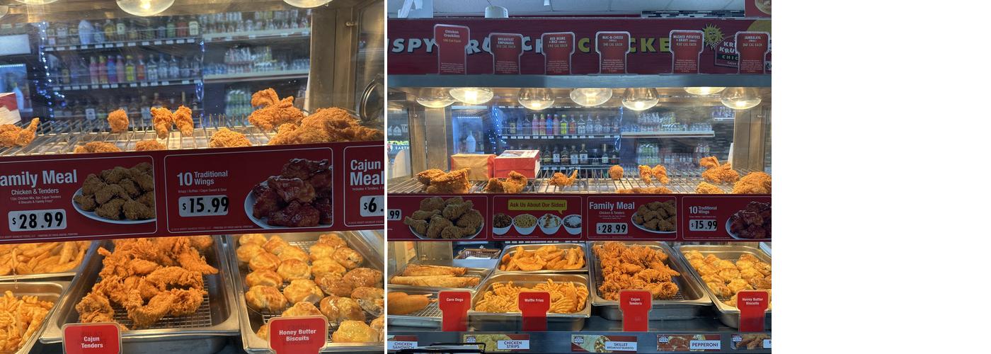 Krispy Krunchy Chicken Menu