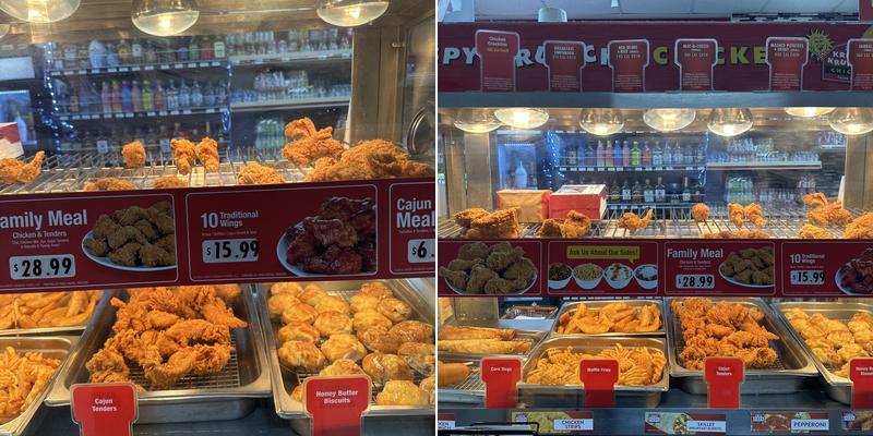 Krispy Krunchy Chicken Menu