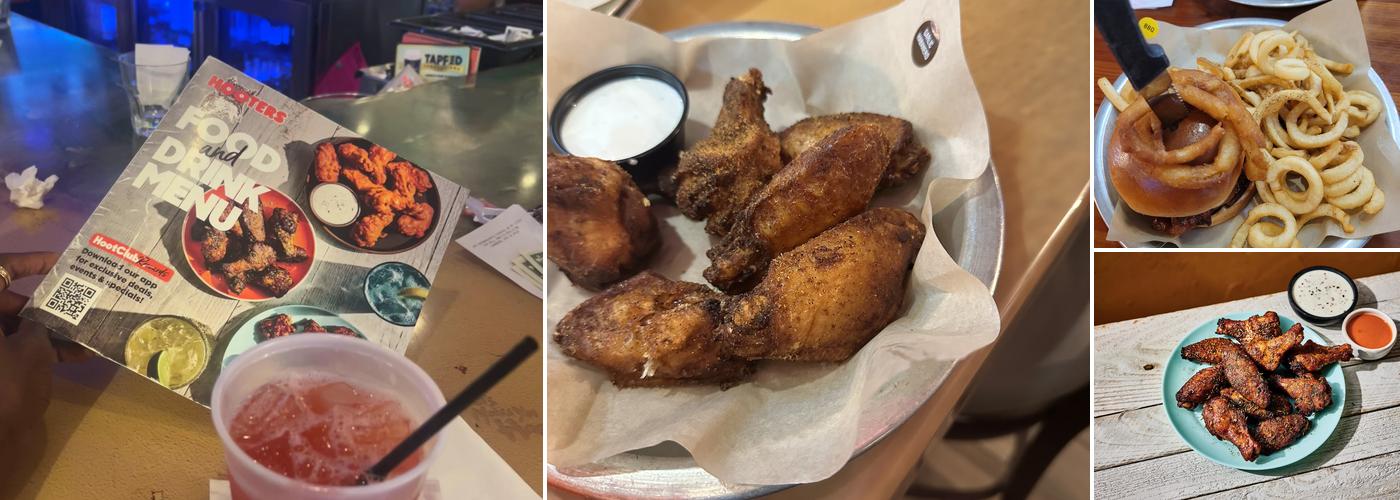 Hooters Menu