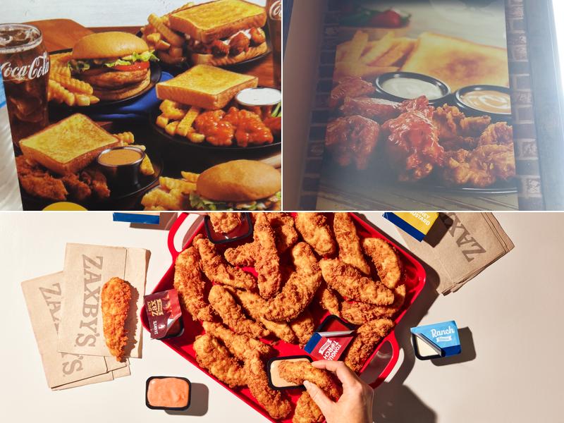 Zaxbys Chicken Fingers & Buffalo Wings Menu