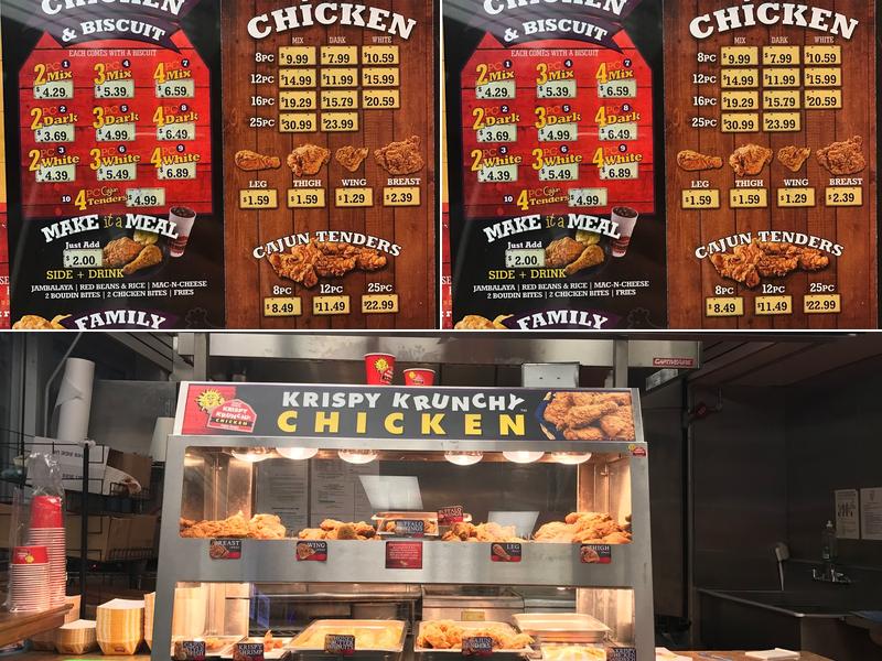 Crispy Crunchy Chicken Menu