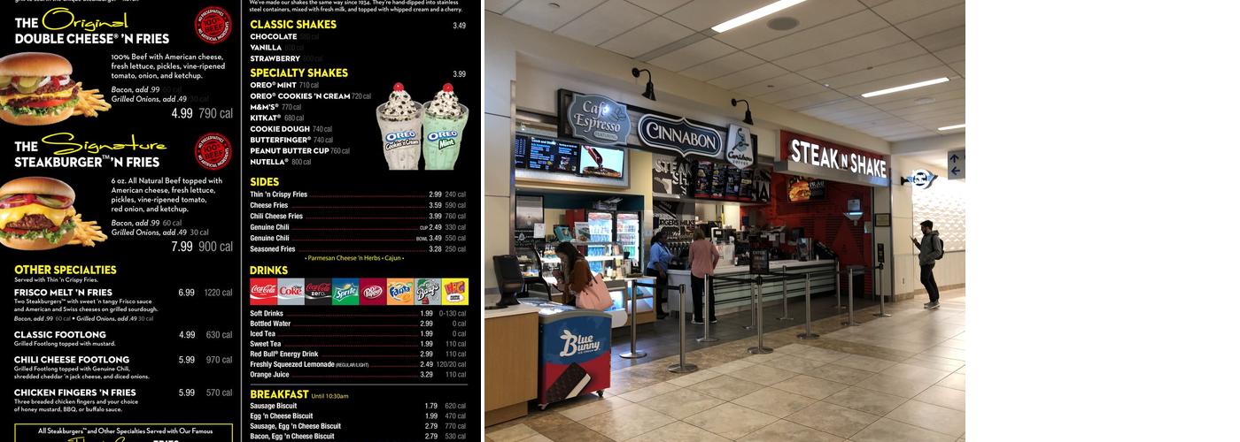 Steak 'n Shake Menu