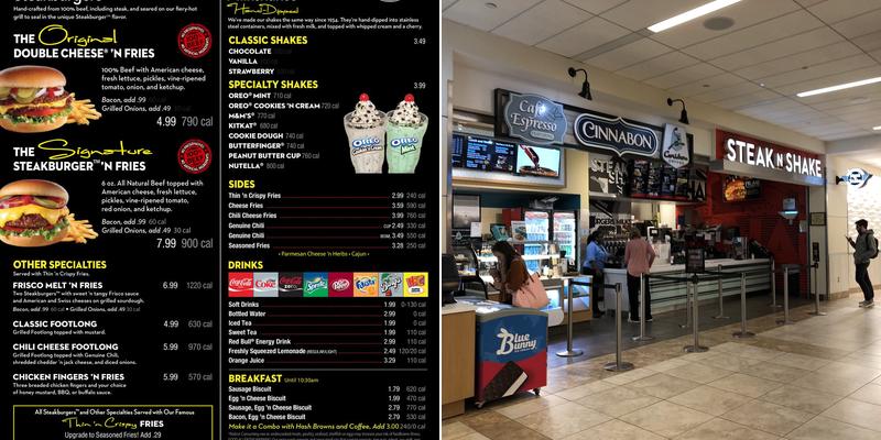 Steak 'n Shake Menu