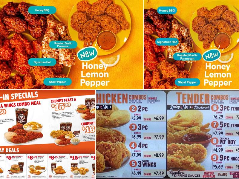 Popeyes Louisiana Kitchen Menu