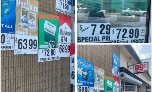 99cent and cigarette market