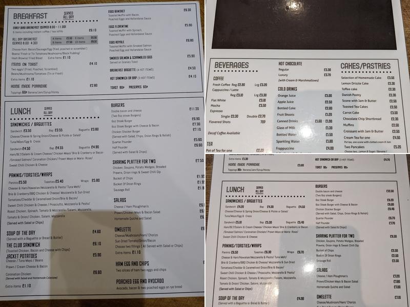 The Coffee Bean Menu
