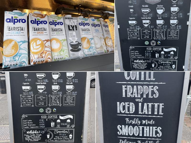 The Coffee Van Menu