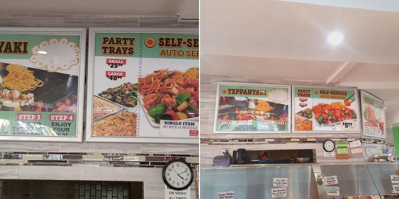 Corner Express Menu