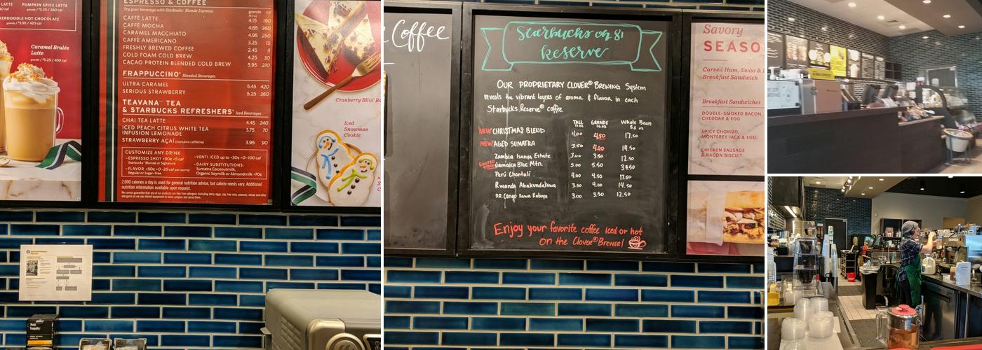 Starbucks Menu