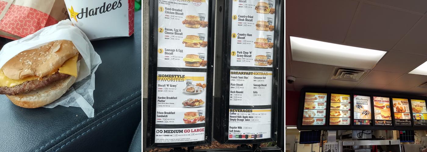 Hardee's Menu