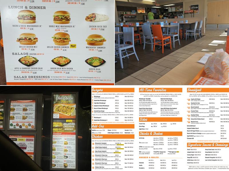 Whataburger Menu