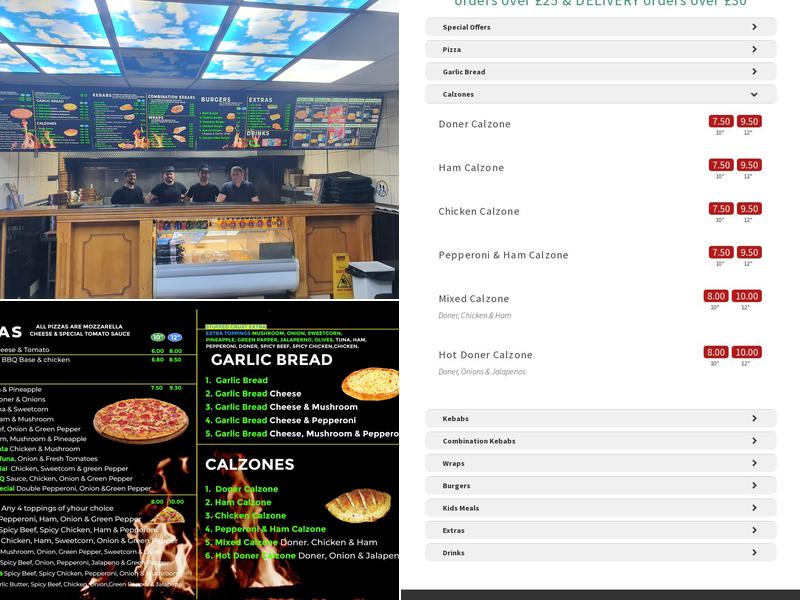 Top Grill & Pizza House Menu