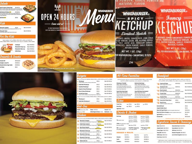 Whataburger Menu