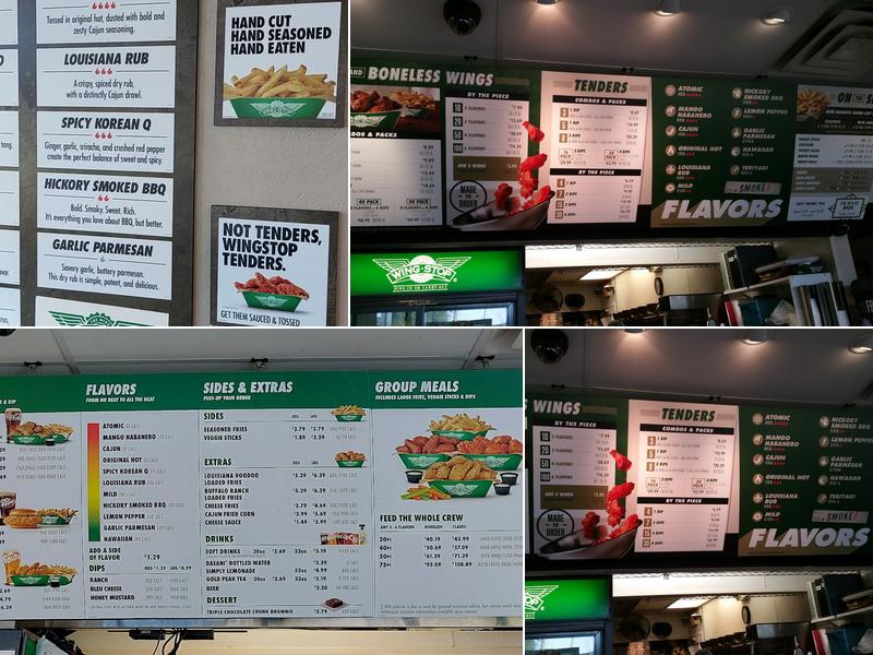 Wingstop Menu