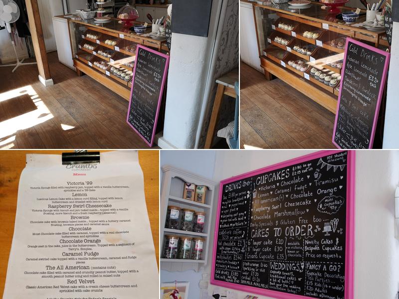 Crumbs Cupcakery Menu