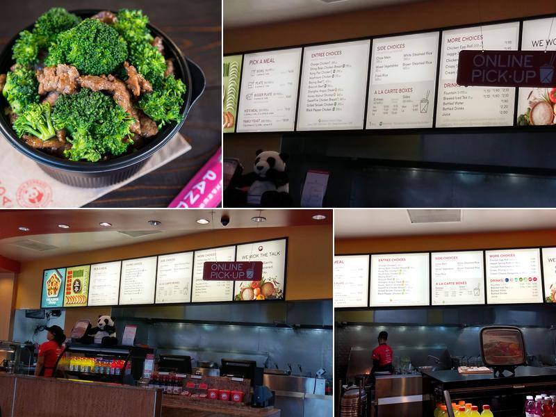 Panda Express Menu