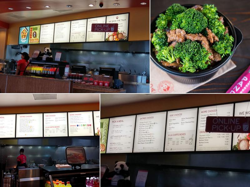 Panda Express Menu