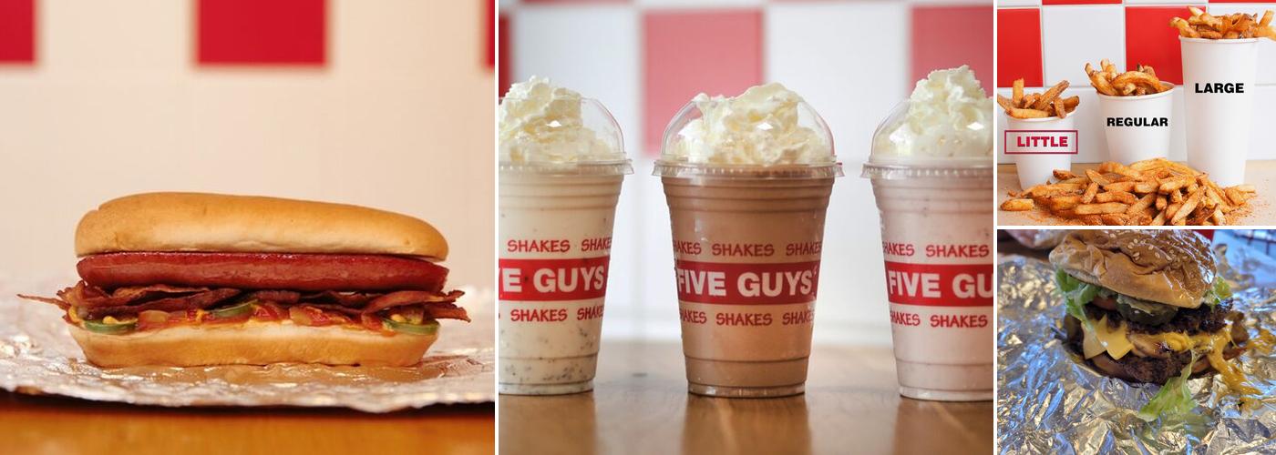 Five Guys Menu