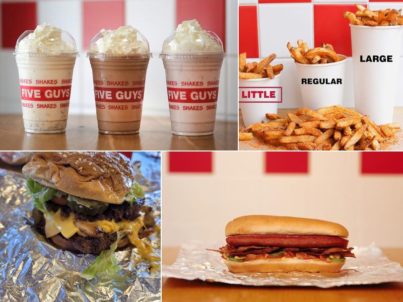 Five Guys Menu