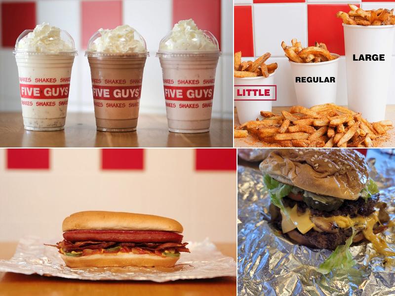 Five Guys Menu