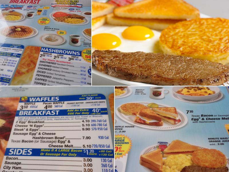 Waffle House Menu