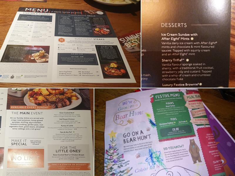 Oast & Squire Beefeater Menu