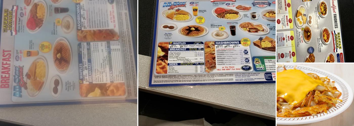 Waffle House Menu