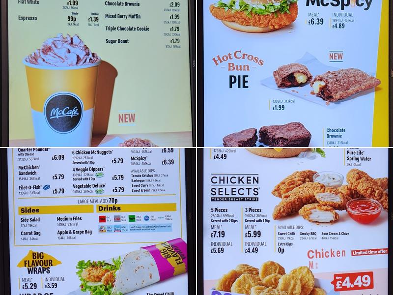 McDonald's Menu