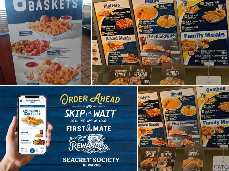 Long John Silver's Menu