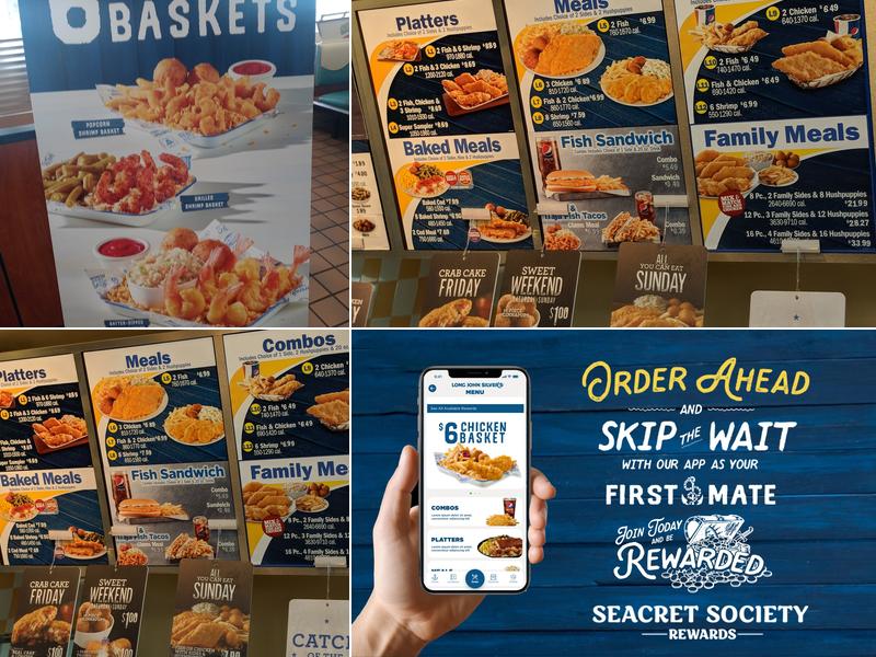 Long John Silver's Menu