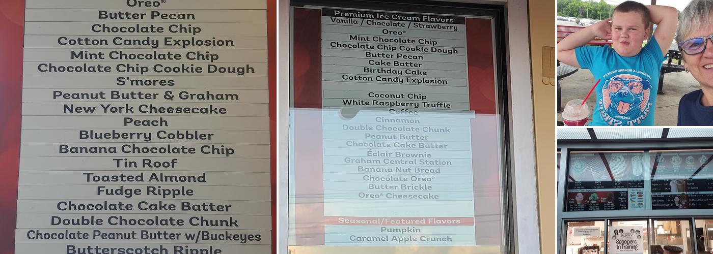 Bruster's Real Ice Cream Menu