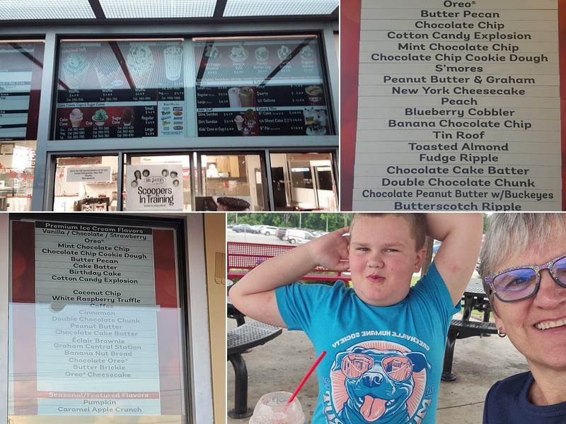 Bruster's Real Ice Cream Menu