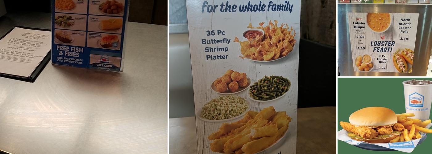 Captain D's Menu