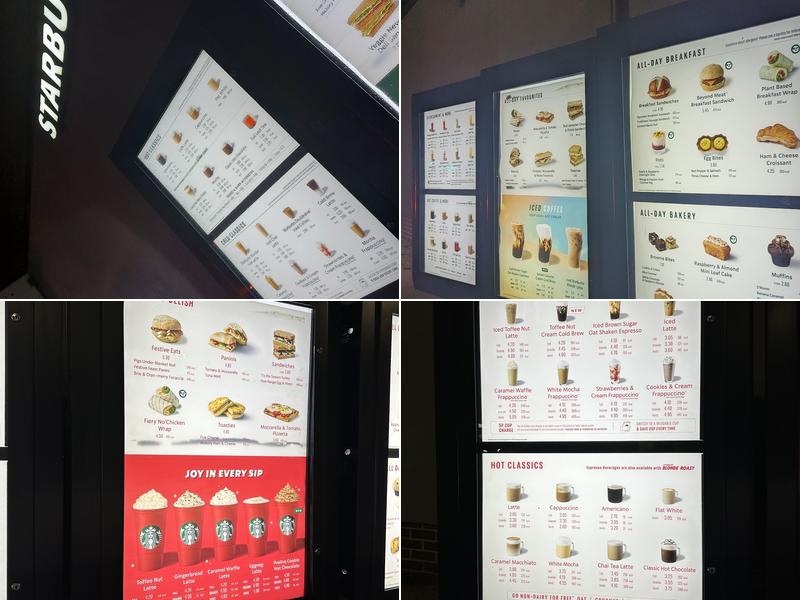 Starbucks Drive-Thru Beckton Gateway Menu