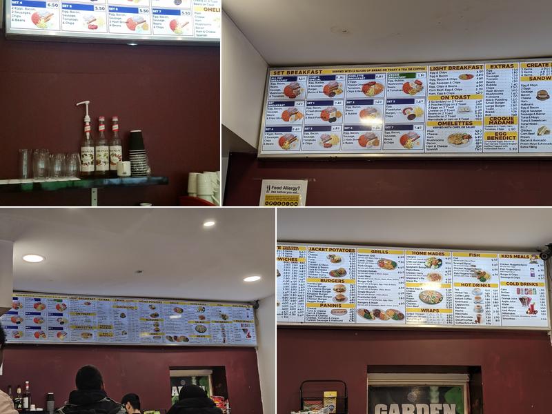 Kem's Cafe London Menu