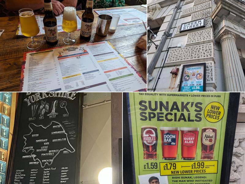 Beckett's Bank - JD Wetherspoon Menu