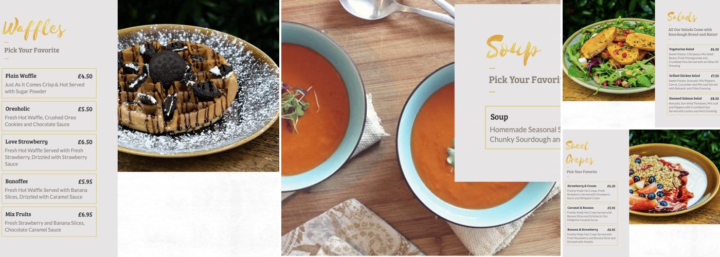 Coffee Bank London Menu