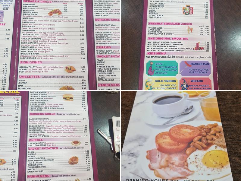 Cafe Tuck In Menu