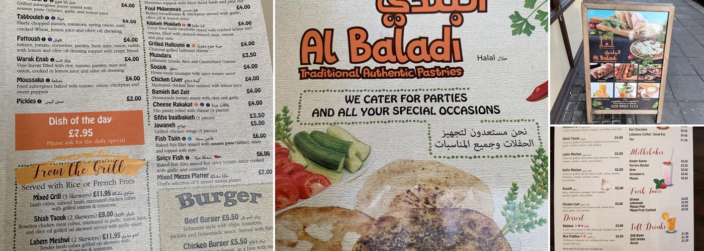 Al Baladi Menu