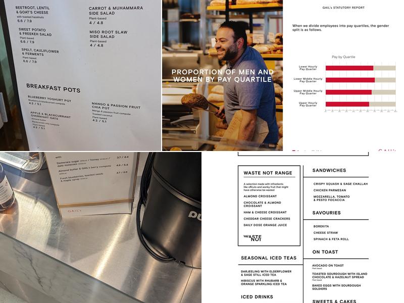 GAIL's Bakery Twickenham Menu