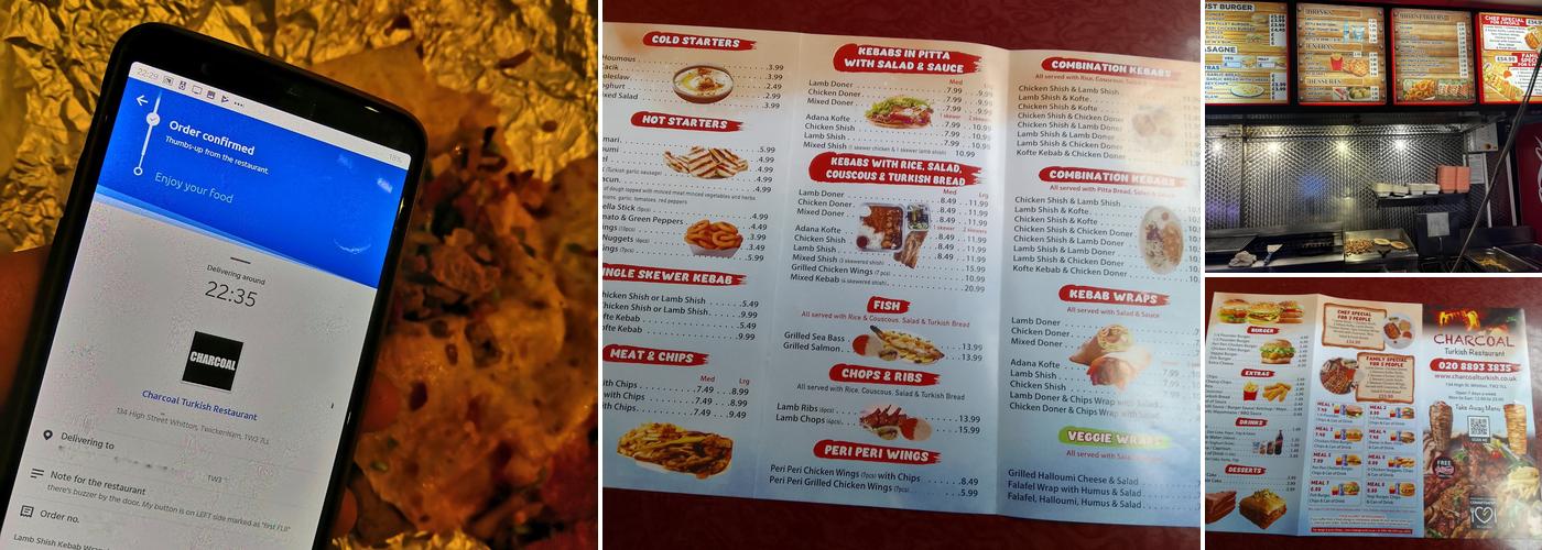 Whitton Charcoal Turkish Restaurant Menu