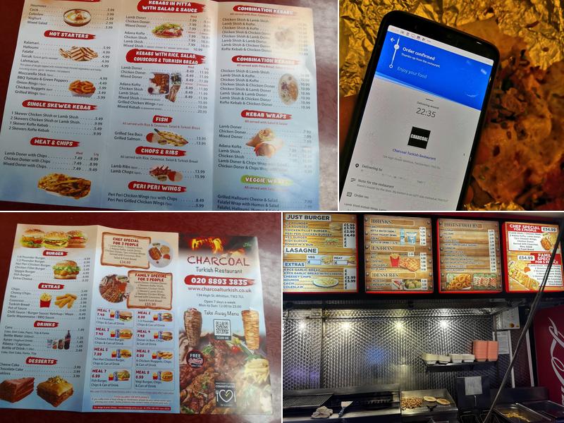 Whitton Charcoal Turkish Restaurant Menu