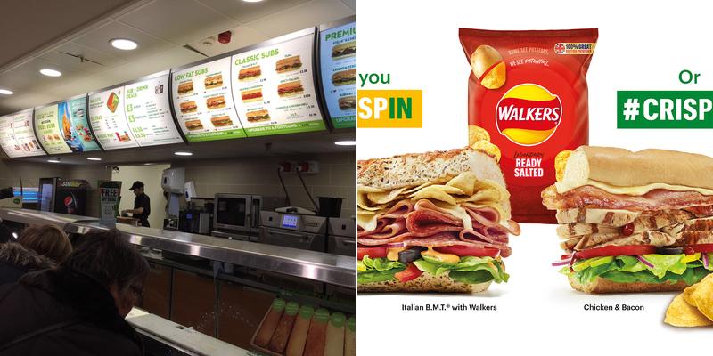 Subway Menu
