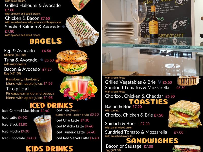 Boho Cafe ( Kings Road ) Menu